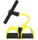 Pedal Resistance Band, 4-Tube Natural Latex Pedal Resistance Band Sit-Up Pull Rope Fitness Resistance band supplier