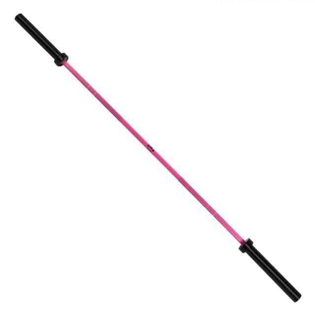 15kg colored women's pink barbell bar rated 1500lb for weightlifting, powerlifting, crossfit bars supplier