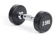 Rubber Round dumbbells, round rubber dumbbells, body solid round rubber dumbbells supplier