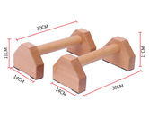 Wood Push Up Bars Wooden Pushup Stands Stretch Stand Push Up Stands Handstand Bars Push up bracket supplier
