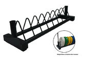 olympic bumper weight rack, horizontal bumper plate rack, bumper plate storage rack horizontal supplier