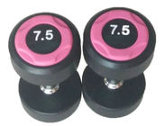 round head dumbbell, hex vs round dumbbell, round dumbbell with handle supplier