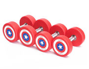 captain America dumbbells, captain America shield dumbbells, captain America dumbbells set supplier