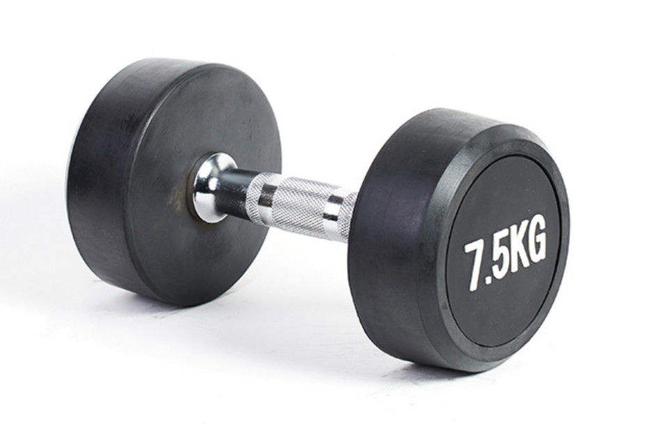 Rubber Round dumbbells, round rubber dumbbells, body solid round rubber dumbbells supplier