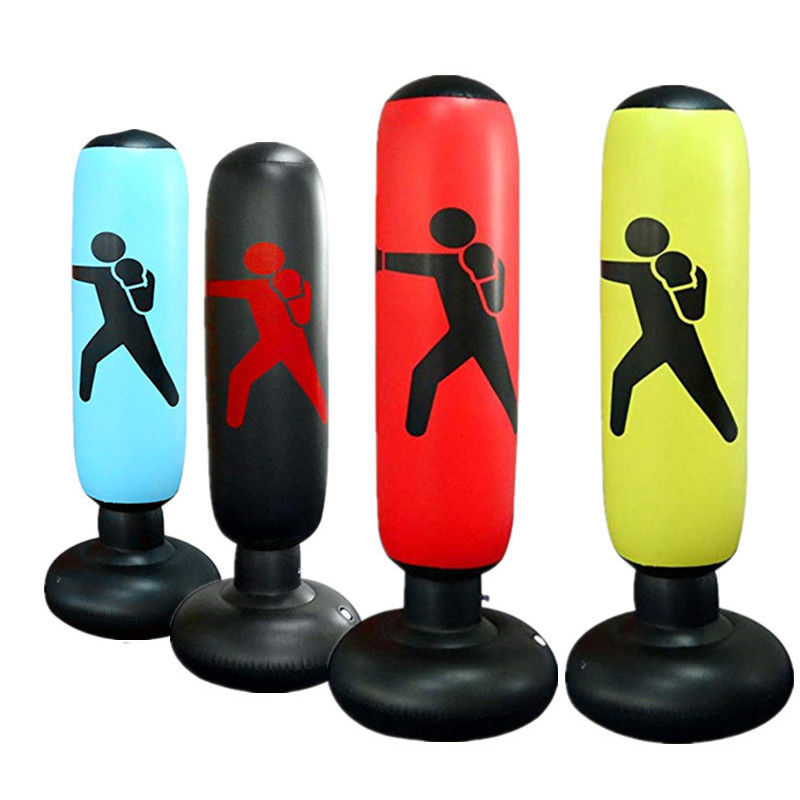 Punching Heavy Bag,Inflatable Punching Bag Freestanding Fitness Punching Boxing Bag for Adults Boxing Target Bag supplier