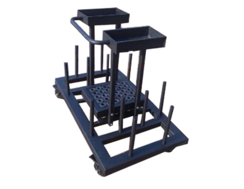 weight racks for standard plates and bar storage, barbell plates storage cart supplier