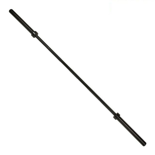 black zinc barbell for men powerlifting and weightlifting training, standard barbell bar black zinc supplier